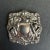 Early 20th Century Art Nouveau Sterling Silver Brooch Ornate Square Pin Vintage Antique Estate Jewelry For Sale - Image 5 of 11