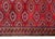 Red Vintage Persian Turkmen Rug For Sale - Image 8 of 14