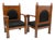 Art Deco Amsterdam School Armchairs in Oak, 1920s, Set of 2 For Sale