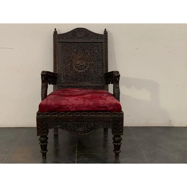 Antique Colonial Lounge Chair For Sale - Image 12 of 12