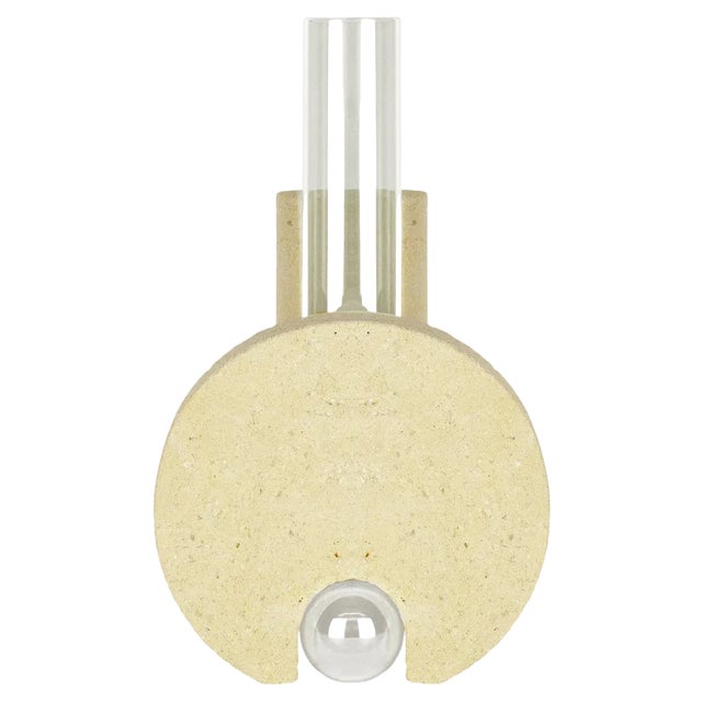 Clear Cochlea Della Metamorfosi 2 Vase by Coki Barbieri For Sale