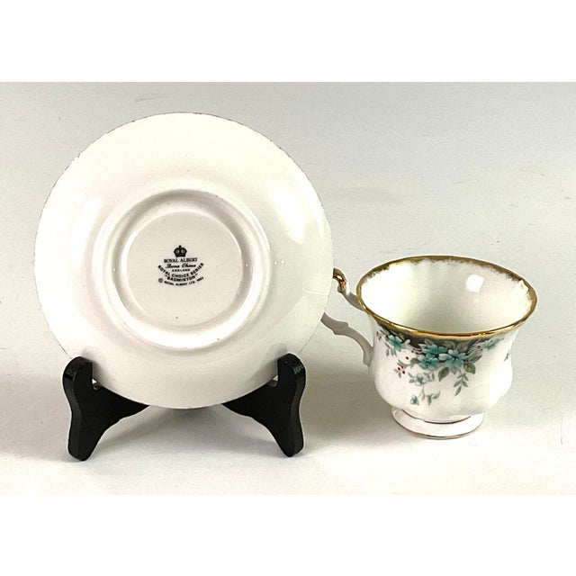 1990s 1990s Royal Albert-“Badminton” Teacup, and Saucer, From the Royal Choice Series For Sale - Image 5 of 5