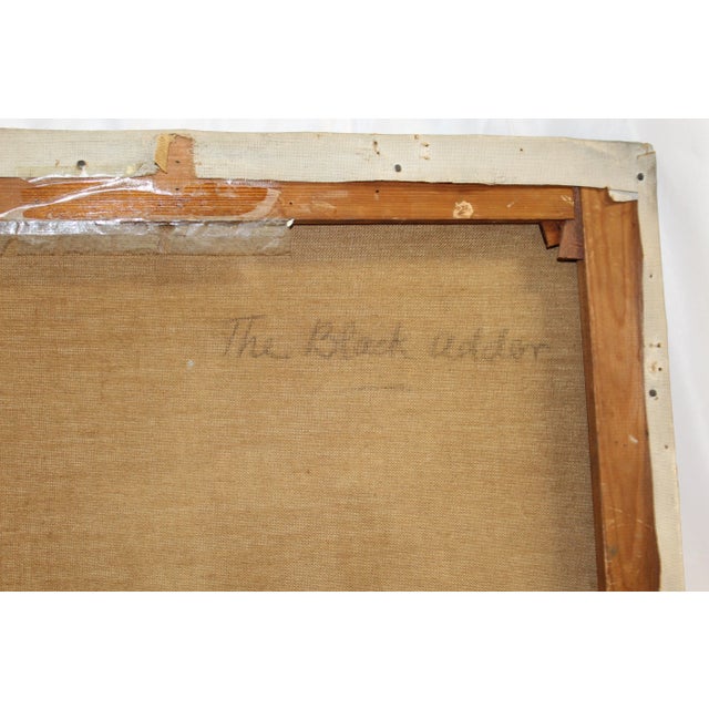 Paint 1950s "The Black Adder" Nautical Seascape Oil Painting For Sale - Image 7 of 8