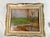 Blue Vintage, French, Oil on Board, Framed Landscape Painting For Sale - Image 8 of 8