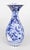 Blue Antique 19th Century Japanese Imari Ribbed Blue & White Vase For Sale - Image 8 of 8