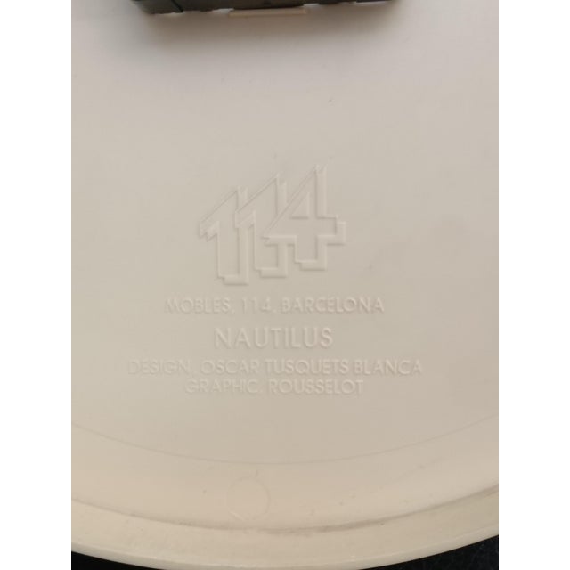 Nautilus Clock by Oscar Tusquets for Mobles 114, 1995 For Sale - Image 9 of 11