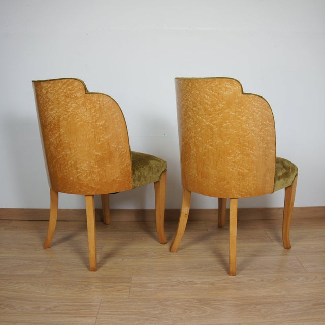1930s Art Deco Cloud Chairs by Harry & Lou Epstein, 1930s, Set of 2 For Sale - Image 5 of 7