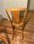 Early 20th Century Antique Tiger Oak Rocking Chair, Side Chair and Accent Table, Set of 3 For Sale - Image 5 of 12