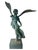 A striking grand tour bronze sculpture of the winged victory of Samothrace, dating to the late 19th century. This solid...