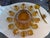 Glass 1970s Indiana Glass Iridescent Gold Carnival Glass Punch Bowl Set - 14 Pieces For Sale - Image 7 of 12