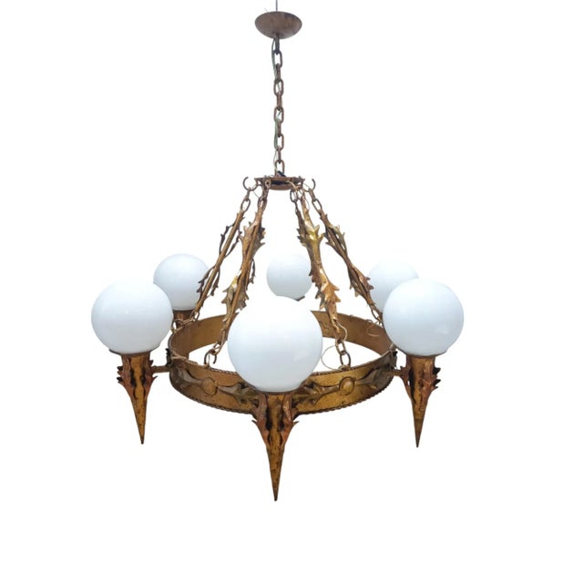 Large Vintage Regency Lamp, 1950s, in Very Good conditions. Designed 1950 to 1959 I have official proof of authenticity...