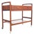 Mid 20th Century Danish Modern Two Drawer Bar Cart in Teak For Sale