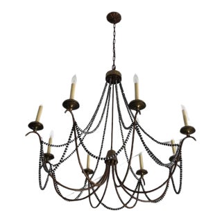 Visual Comfort Chapman & Myers Marigot Large Chandelier For Sale