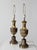 Vintage Brass Urn Table Lamps Pair For Sale - Image 9 of 12
