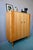 Vintage Shoe Cabinet in Light Wood and Chrome-Plated Metal, 1960s For Sale - Image 6 of 13
