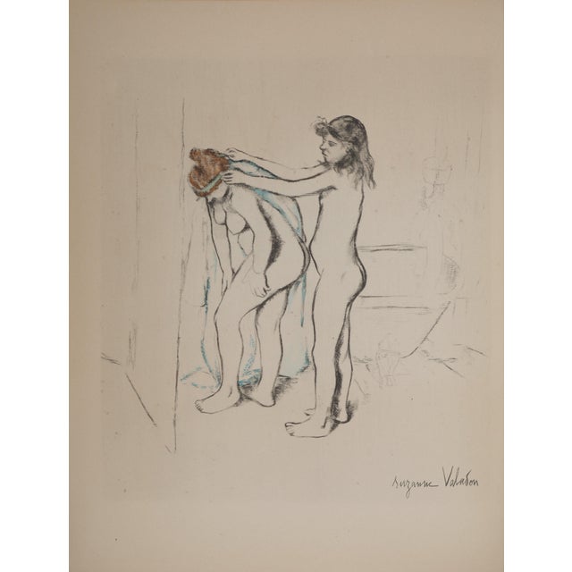 After Suzanne Valadon, Nude The Toilette, Girls Drying Themselves, 1947, Lithograph For Sale