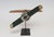 Folk Art Early 20th Century Vintage Folk Art Hand-Carved and Painted Wooden Airplane For Sale - Image 3 of 18