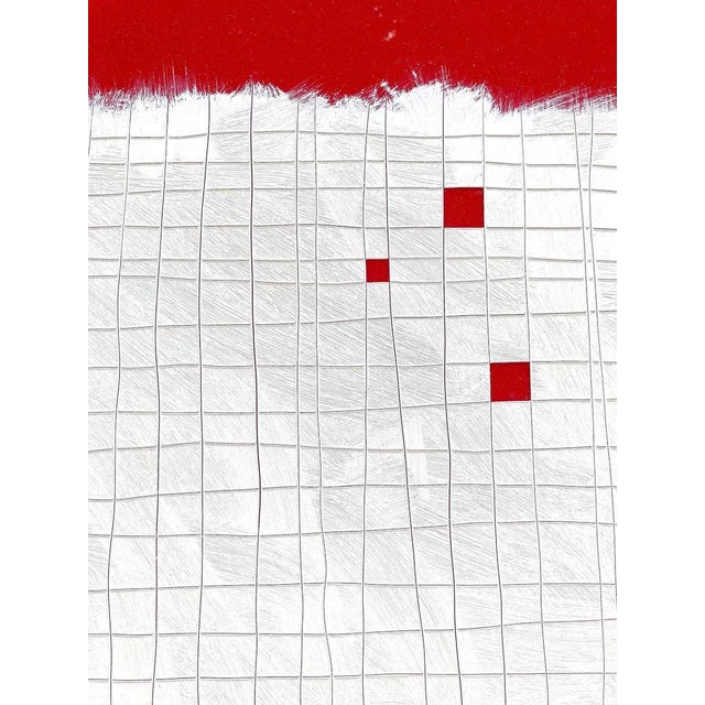 Abstract Tom Henderson "Luck of the Devil - Red", Painting For Sale - Image 3 of 7