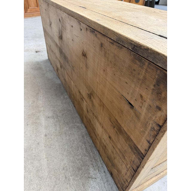 Late 19th Century Oak Chest For Sale - Image 11 of 12