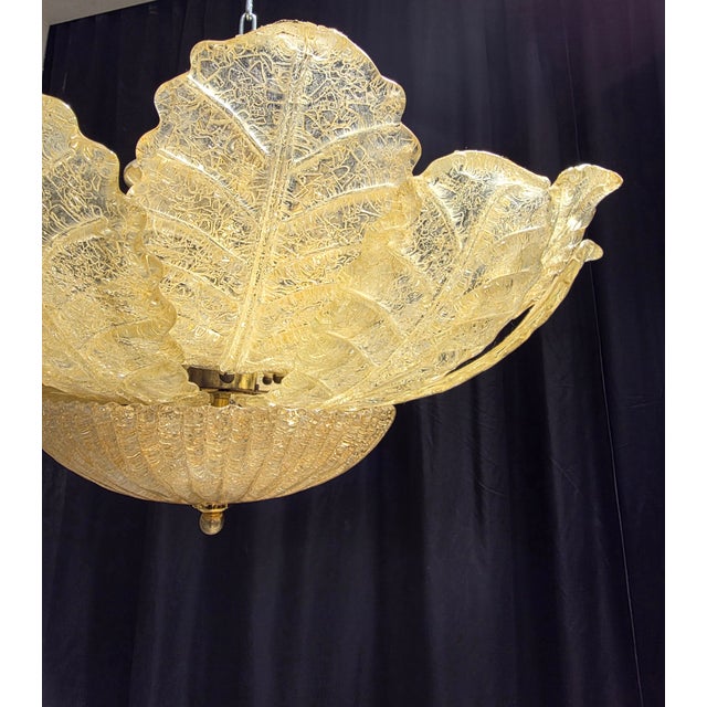 1980s Murano Ceiling Lights, 1980s, Set of 2 For Sale - Image 5 of 9