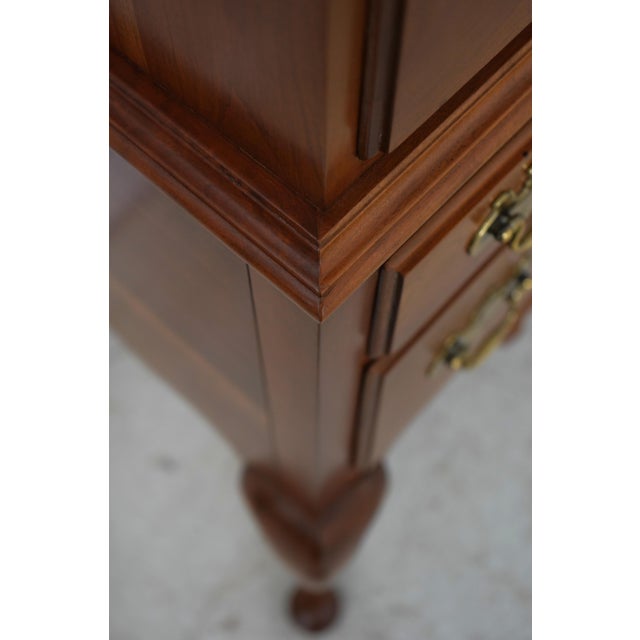 Stickley Cherry New England Queen Anne Highboy For Sale - Image 11 of 18