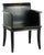 20th Century Asian Style Black Wooden Armchair For Sale