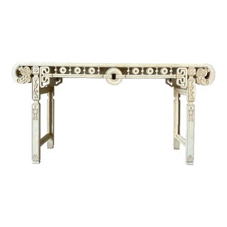 Hollywood Regency Asian / Chinoiserie Console Table For Sale