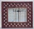 Vintage Rustic Traditional Hand-Made Solid Wood Lattice Wall Mirror For Sale - Image 4 of 13