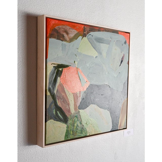Expressive abstract painting by American Artist, Allison James. Featuring her iconic bold orange and thick swipes of...