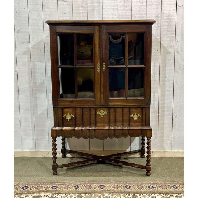 Late 19th Century English Mahogany Display Case, 1890s For Sale - Image 17 of 17