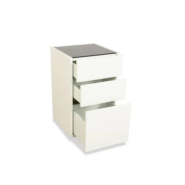Modern Cube Sideboard in White Wood from Interlübke For Sale - Image 3 of 12