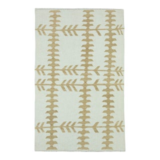 Turkish Kilim Oriental Handmade Flatweave 3' x 4'9" #18172 For Sale