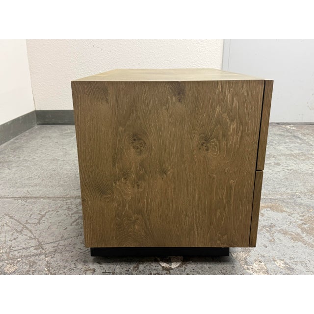 2010s Thomas Bina + Ed Robinson for Restoration Hardware White Hall Closed Nightstand For Sale - Image 5 of 12