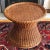 Mid-20th Century Boho Handwoven Wicker Table For Sale - Image 10 of 12