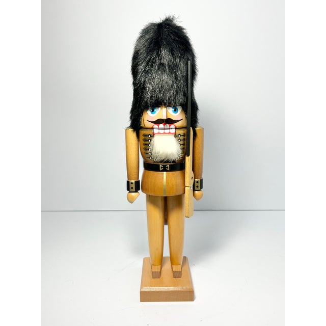 Christian Ulbricht-Style Old World Christmas Wooden Solider Rifle Nutcracker 12” Excellent condition. No damage or flaws....