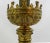 Antique church candlestick later converted to electricity. Belle epoque ormolu gilded metal with good original patina due...