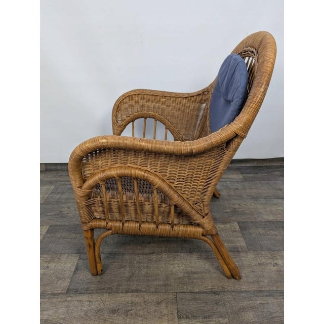 Rattan Armchair from Masch, 1970s For Sale - Image 3 of 8