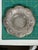 Silver Vintage Persian Isfahan 84 Silver Hand-Chased Floral Footed Dish For Sale - Image 8 of 9