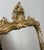 Vintage French Ornate Wall Mirror with Gold Finish For Sale - Image 3 of 10