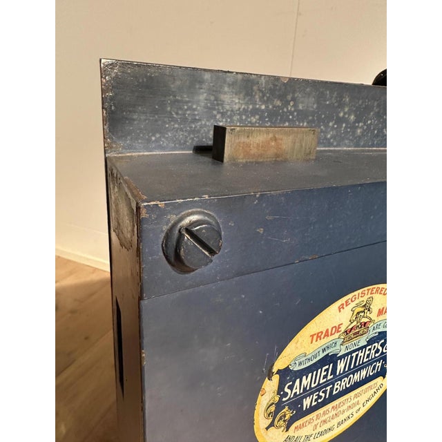 Antique English Iron Safe, 1890s For Sale - Image 11 of 18
