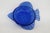Hazel Atlas Cobalt Blue Angel Fish Bowl Depression Glass Ashtray Dish 4888b For Sale - Image 9 of 12