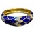 Blue Enamel & Diamond Bangle / Bracelet in 18 Karat Yellow Gold 80 Grams For Sale - Image 15 of 18