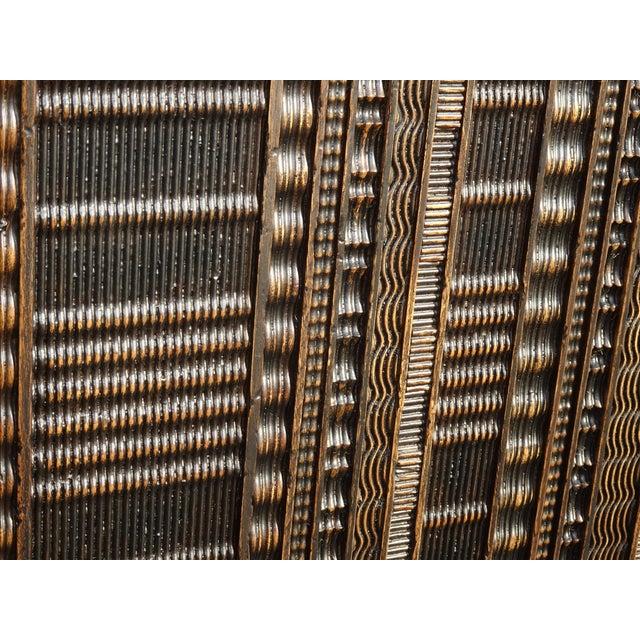 Alfonso Marina Kapelle Armoire Storage Cabinet Brown W Ornate Frame For Sale - Image 16 of 18