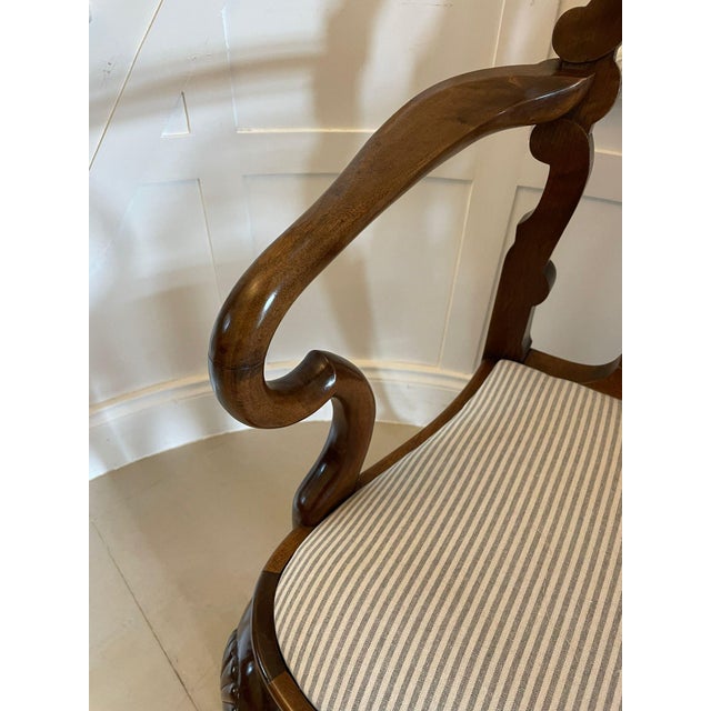 Victorian Walnut Dining Chairs, 1880s, Set of 10 For Sale - Image 17 of 18