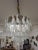 Metal Large Chandelier in Brass with Transparent Tongues and Murrina Lattices from La Murrina, 1970s For Sale - Image 7 of 7