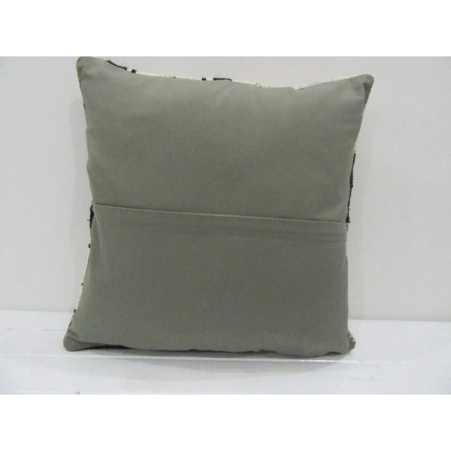 Rustic Handmade Patchwork Kilim Pillow Cover For Sale - Image 3 of 4