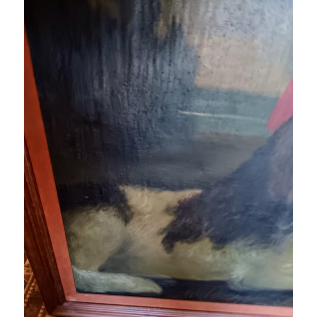 1800's Portrait of a Boy and Dog For Sale - Image 4 of 10