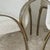 Metal Vintage Italian Gold Metal Dining Chairs, 1970s, Set of 4 For Sale - Image 7 of 10