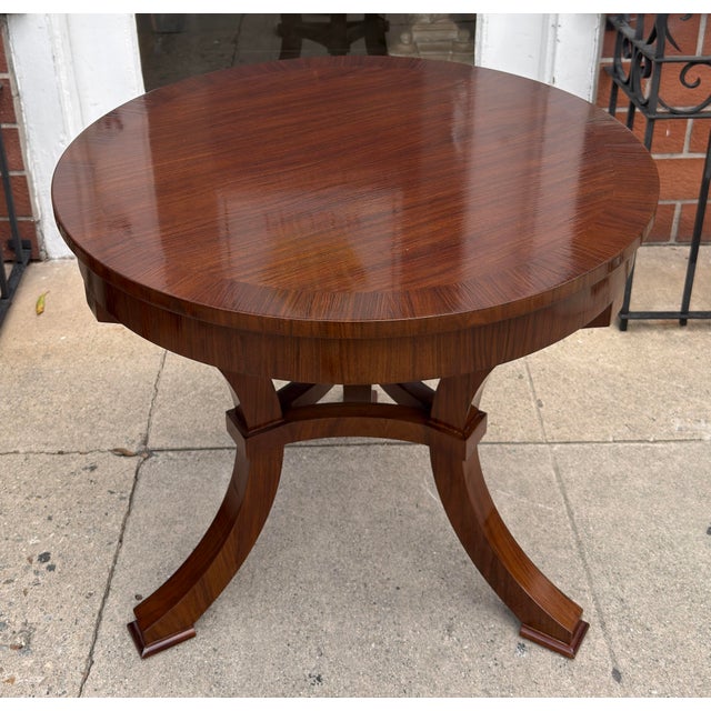1 of 2 Dessin Fournir Baran Walnut Side Table For Sale In Los Angeles - Image 6 of 6