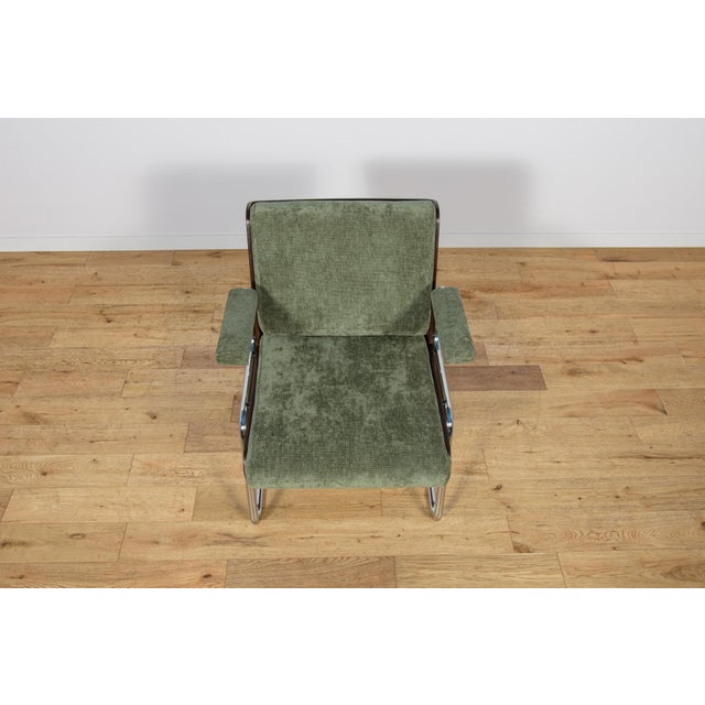 Forest Green Chrome and Teak Chairs from Gordon Russell, United Knigdom, 1970s, Set of 6 For Sale - Image 8 of 18